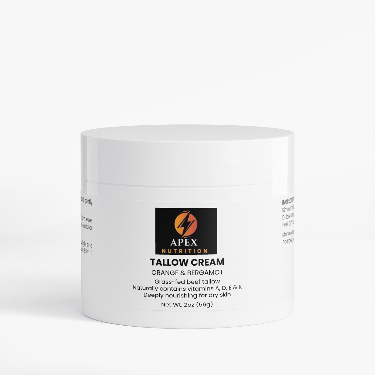 Tallow Cream Orange & Bergamot