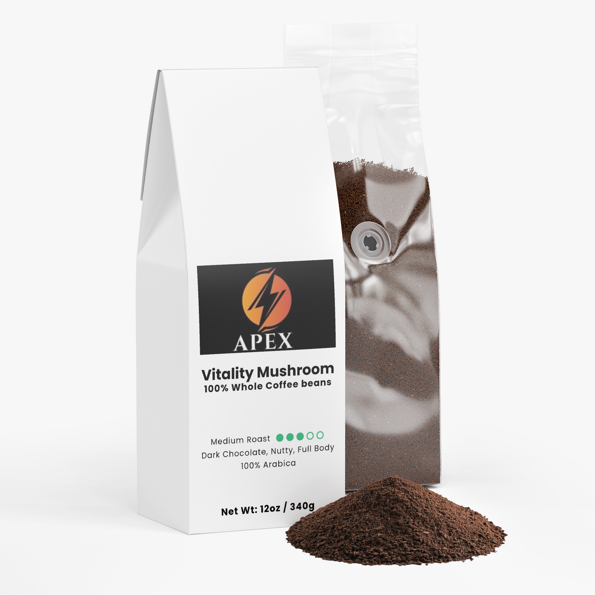 Vitality Mushroom Coffee (Medium Roast)